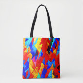 Abstrakt Color Symphony Tasche (Vorderseite)