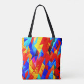 Abstrakt Color Symphony Tasche (Rückseite)