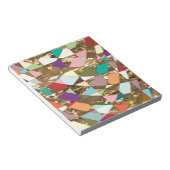 Abstrakt Colors Gold Foil Scrapbook Notizblock (angewinkelt)