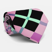 Abstrakt Colors Necktie Krawatte (Gerollt)