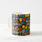 Abstrakt Colors Psychedelic Kaffeetasse (Vorderseite Links)