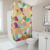 Abstrakt Colors Sun Burst Duschvorhang (Beispiel)