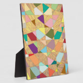 Abstrakt Colors Sun Burst Fotoplatte (Seite)