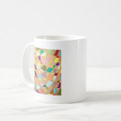 Abstrakt Colors Sun Burst Kaffeetasse (Vorderseite Links)