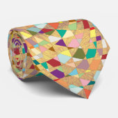 Abstrakt Colors Sun Burst Krawatte (Gerollt)