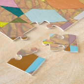 Abstrakt Colors Sun Burst Puzzle (Seite)