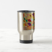 Abstrakt Colors Sun Burst Reisebecher (Mittel)