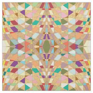 Abstrakt Colors Sun Burst Stoff