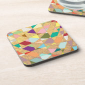 Abstrakt Colors Sun Burst Untersetzer (Linke Seite)