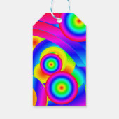 Abstrakt Comet Geschenkanhänger (Rückseite)