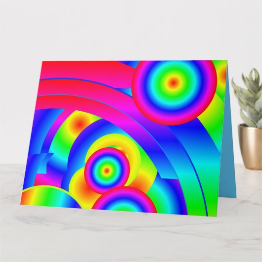 Abstrakt Comet Karte (Kleine Pflanze)