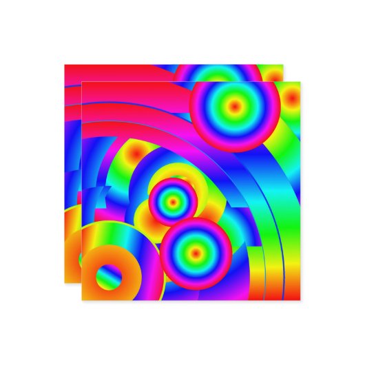 Abstrakt Comet Karte (Vorderseite/Rückseite Beispiel)