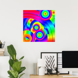 Abstrakt Comet Poster