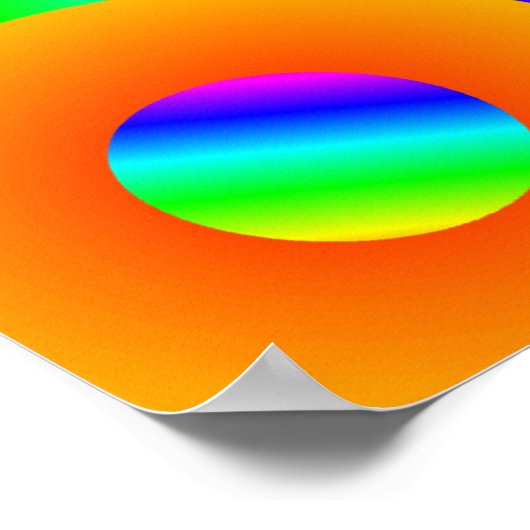 Abstrakt Comet Poster (Ecke)