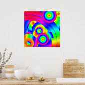 Abstrakt Comet Poster (Küche)