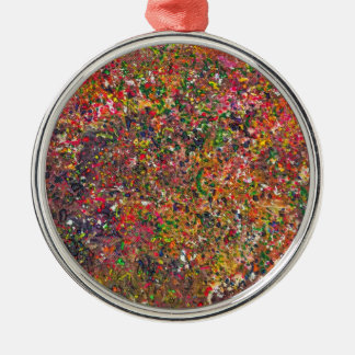 Abstrakt - Crayon - Eine wahre Fiasco Silbernes Ornament
