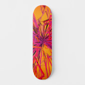 Abstrakt Crazy Strings Skateboard (Vorderseite)