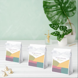 Abstrakt Creamy Summer Colors Splash Vielen Dank Geschenkschachtel