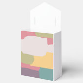 Abstrakt Creamy Summer Colors Splash Vielen Dank Geschenkschachtel (Geöffnet)