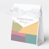 Abstrakt Creamy Summer Colors Splash Vielen Dank Geschenkschachtel (Vorderseite)