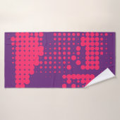 Abstrakt Creative Concept Comic Pop Art Blanche Badehandtuch (Badehandtuch)