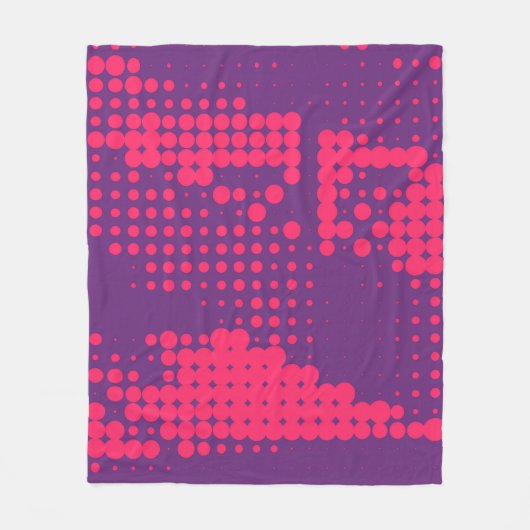 Abstrakt Creative Concept Comic Pop Art Blanche Fleecedecke (Vorderseite)