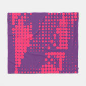 Abstrakt Creative Concept Comic Pop Art Blanche Fleecedecke (Vorderseite (Horizontal))
