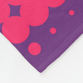 Abstrakt Creative Concept Comic Pop Art Blanche Fleecedecke (Ecke)