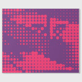 Abstrakt Creative Concept Comic Pop Art Blanche Geschenkpapier (Flach)