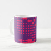 Abstrakt Creative Concept Comic Pop Art Blanche Kaffeetasse (Vorderseite Links)