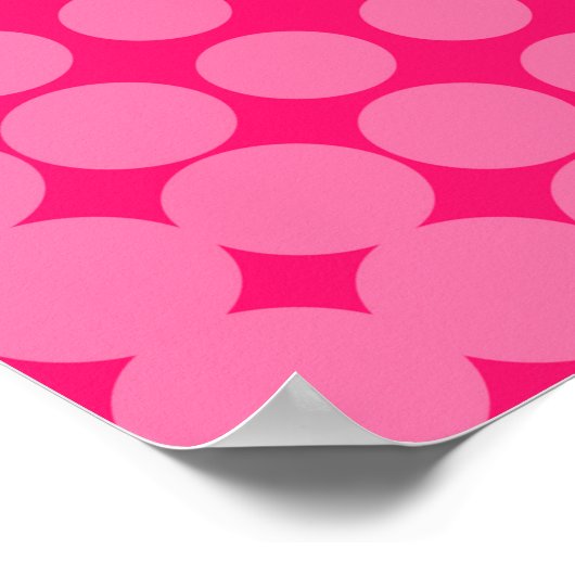 Abstrakt Creative Concept Comic Pop Art Blanche Poster (Ecke)