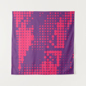 Abstrakt Creative Concept Comic Pop Art Blanche Wandteppich (Vorderseite (Horizontal))