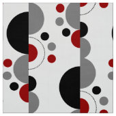 Abstrakt Crescents 01 - Ruby Red Stoff (Muster)
