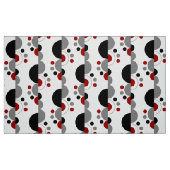 Abstrakt Crescents 01 - Ruby Red Stoff (Fat Quarter (45,7 x 55,9 cm))