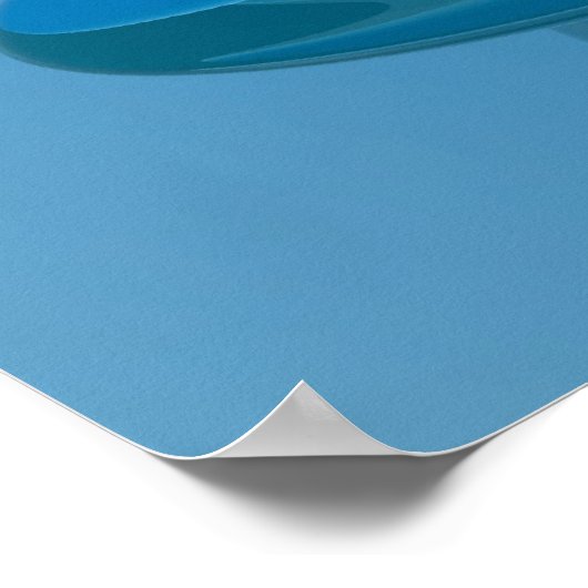 Abstrakt Crystal Zen Poster (Ecke)