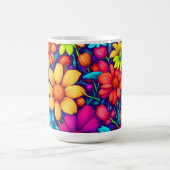 Abstrakt Daisy Art #3 - Verwandlungstasse (Zentrum)