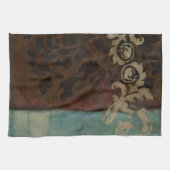 Abstrakt Damask Tapestry von Jennifer Goldberger Handtuch (Horizontal)