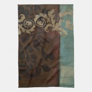 Abstrakt Damask Tapestry von Jennifer Goldberger Handtuch
