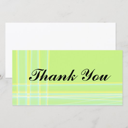 Abstrakt danke Fotokarte (Vorne/Hinten)