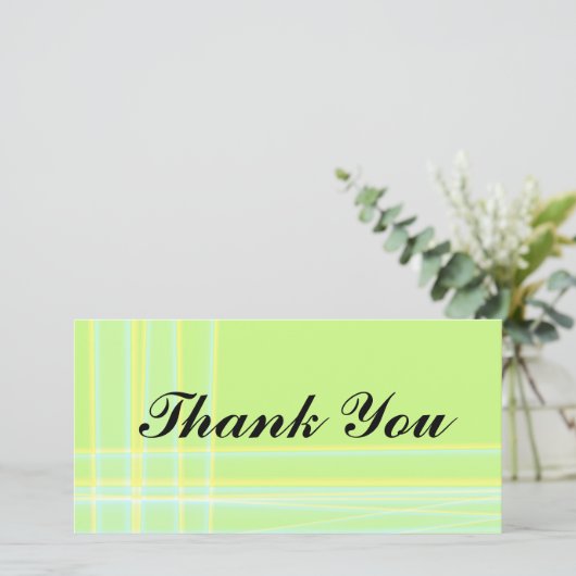 Abstrakt danke Fotokarte (Stehend Vorderseite)