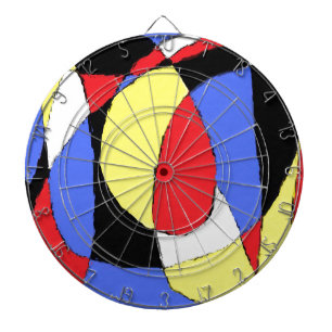 Abstrakt Dartscheibe