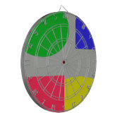 Abstrakt Dartscheibe (Vorderseite Links)