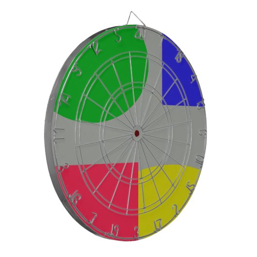 Abstrakt Dartscheibe (Vorderseite Links)