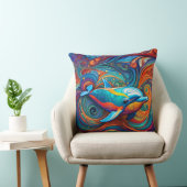 ABSTRAKT DOLPHIN CUSHION KISSEN (Stuhl )