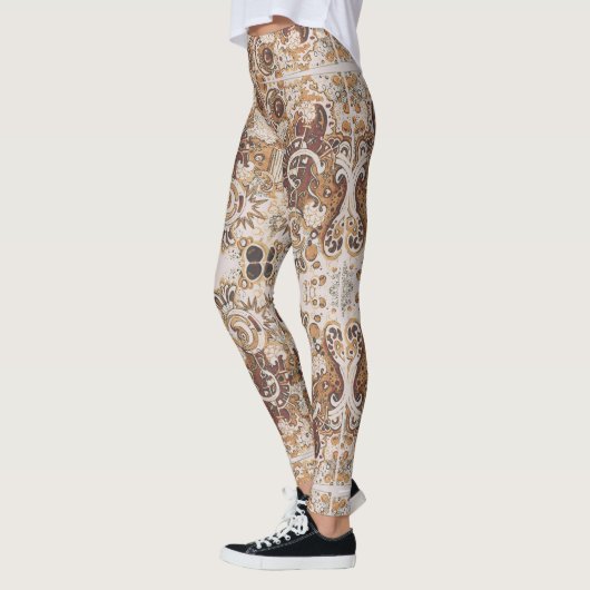 Abstrakt Doodle Art Leggings (Links)