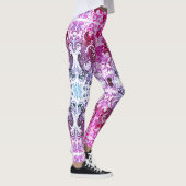 Abstrakt Doodle Art Leggings (Rechts)