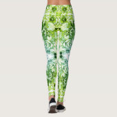 Abstrakt Doodle Art Leggings (Rückseite)