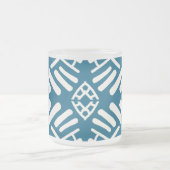 abstrakt doodle modern mattglastasse (Mittel)