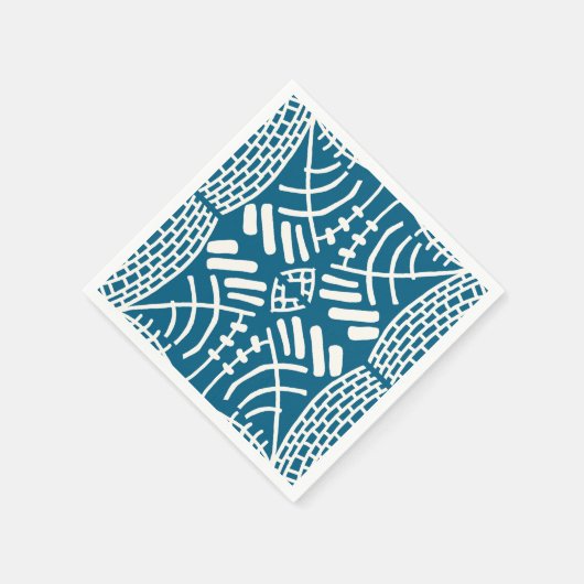 abstrakt doodle modern serviette (Ecke)