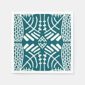 abstrakt doodle modern serviette (Vorderseite)